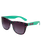 The Santa Cruz Dressen Roses Sunglasses in Black & Turquoise