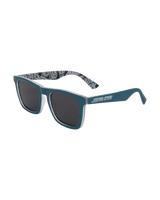 The Santa Cruz Mens Cruz Sunglasses in Teal & Black