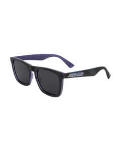 The Santa Cruz Mens Vertigo Sunglasses in Black & Black