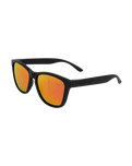 The Santa Cruz Mens Boss Strip Sunglasses in Black & Orange