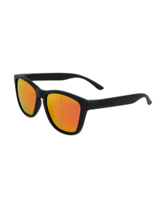 The Santa Cruz Mens Boss Strip Sunglasses in Black & Orange