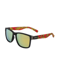 The Santa Cruz Mens Lucien Sunglasses in Black & Multi Dot