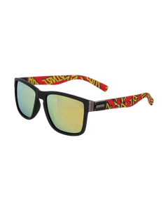 The Santa Cruz Mens Lucien Sunglasses in Black & Multi Dot