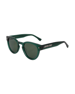 The Santa Cruz Mens Watson Plus Sunglasses in Kale Crystal & Black
