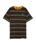 The Santa Cruz Mens Mini Hand Stripe T-Shirt in Black Stripe