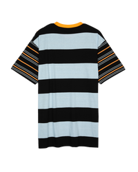 The Santa Cruz Mens Mini Hand Stripe T-Shirt in Black Stripe