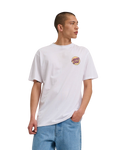 The Santa Cruz Mens Wagon Dot T-Shirt in White