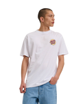 The Santa Cruz Mens Wagon Dot T-Shirt in White