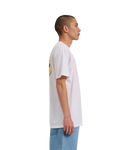 The Santa Cruz Mens Wagon Dot T-Shirt in White