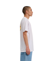 The Santa Cruz Mens Wagon Dot T-Shirt in White