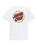 The Santa Cruz Mens Wagon Dot T-Shirt in White