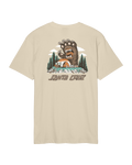 The Santa Cruz Mens Screaming Grizzly T-Shirt in Blond Wood