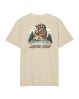 The Santa Cruz Mens Screaming Grizzly T-Shirt in Blond Wood