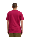 The Santa Cruz Mens Crescent Bone Hand T-Shirt in Burgundy