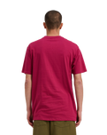 The Santa Cruz Mens Crescent Bone Hand T-Shirt in Burgundy