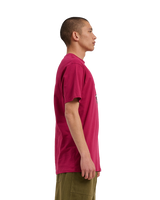 The Santa Cruz Mens Crescent Bone Hand T-Shirt in Burgundy