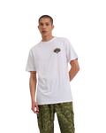 The Santa Cruz Mens Guzman Dead Diners T-Shirt in White