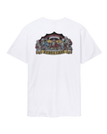 The Santa Cruz Mens Guzman Dead Diners T-Shirt in White