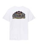 The Santa Cruz Mens Guzman Dead Diners T-Shirt in White