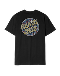 The Santa Cruz Mens Salba Eyes Dot T-Shirt in Black