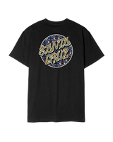 The Santa Cruz Mens Salba Eyes Dot T-Shirt in Black