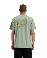 The Santa Cruz Mens Tonal Opus Dot T-Shirt in Moon Rock