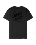 The Santa Cruz Mens Tonal Opus T-Shirt in Black