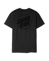The Santa Cruz Mens Tonal Opus T-Shirt in Black