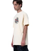 Flash Stacked Dot T-Shirt in Blond Wood