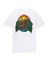 The Santa Cruz Mens Kendall End Of The Dot T-Shirt in White