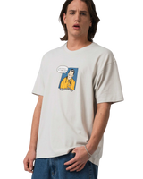 The Santa Cruz Mens Dressen Laugh It Up T-Shirt in Mist