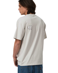 The Santa Cruz Mens Dressen Laugh It Up T-Shirt in Mist