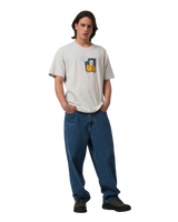 The Santa Cruz Mens Dressen Laugh It Up T-Shirt in Mist