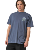 The Santa Cruz Mens Burnt Opus Oversized T-Shirt in Heritage Blue