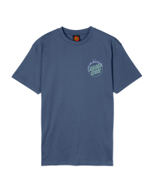 The Santa Cruz Mens Burnt Opus Oversized T-Shirt in Heritage Blue