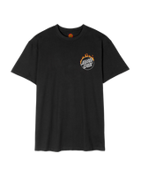 The Santa Cruz Mens Burnt Opus Oversized T-Shirt in Black