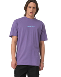 The Santa Cruz Mens Wooten Cyber T-Shirt in Purple Haze