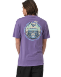 The Santa Cruz Mens Wooten Cyber T-Shirt in Purple Haze