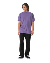The Santa Cruz Mens Wooten Cyber T-Shirt in Purple Haze