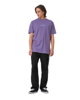 The Santa Cruz Mens Wooten Cyber T-Shirt in Purple Haze
