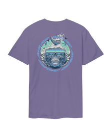The Santa Cruz Mens Wooten Cyber T-Shirt in Purple Haze