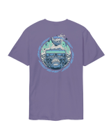 The Santa Cruz Mens Wooten Cyber T-Shirt in Purple Haze