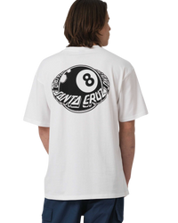 The Santa Cruz Mens Winkowski 8th Planet T-Shirt in White