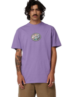 The Santa Cruz Mens Collage Oval Dot T-Shirt in Purple Haze