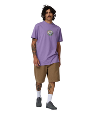 The Santa Cruz Mens Collage Oval Dot T-Shirt in Purple Haze