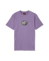 The Santa Cruz Mens Collage Oval Dot T-Shirt in Purple Haze