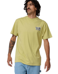 The Santa Cruz Mens Collage Hand T-Shirt in Faded Khaki