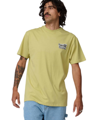 The Santa Cruz Mens Collage Hand T-Shirt in Faded Khaki