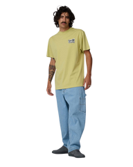 The Santa Cruz Mens Collage Hand T-Shirt in Faded Khaki