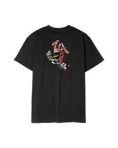 The Santa Cruz Mens Collage Hand T-Shirt in Black